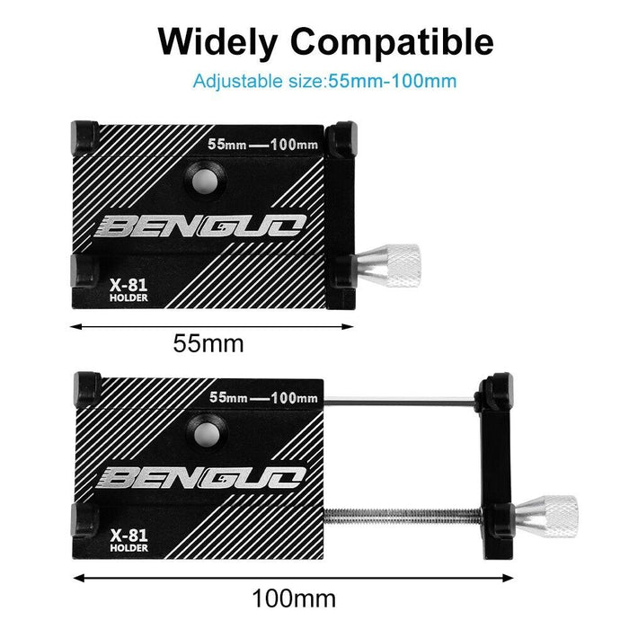 Supporto da Manubrio in Alluminio per Moto Bici Bicicletta Cellulare GPS