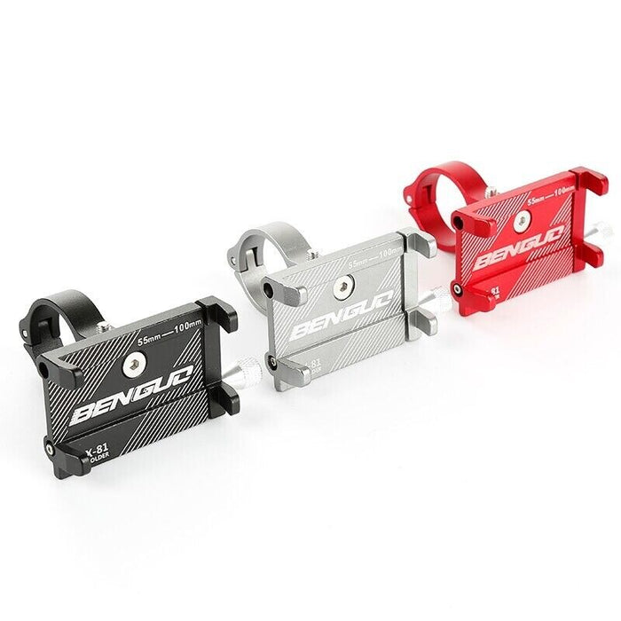 Supporto da Manubrio in Alluminio per Moto Bici Bicicletta Cellulare GPS
