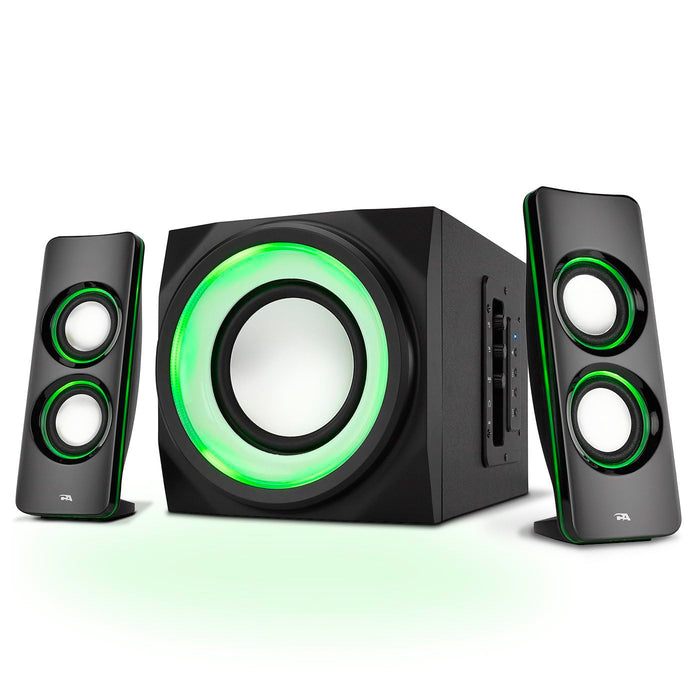 Sistema di altoparlanti Bluetooth 2.1 Cyber Acoustics CA-SP34BT con luci LED