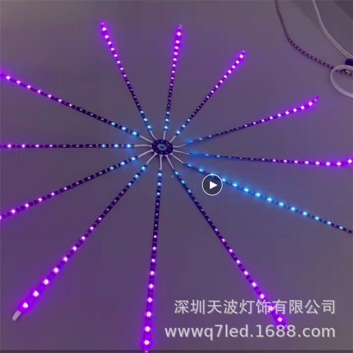 Striscia luminosa LED per fuochi d'artificio Bluetooth con controllo musicale