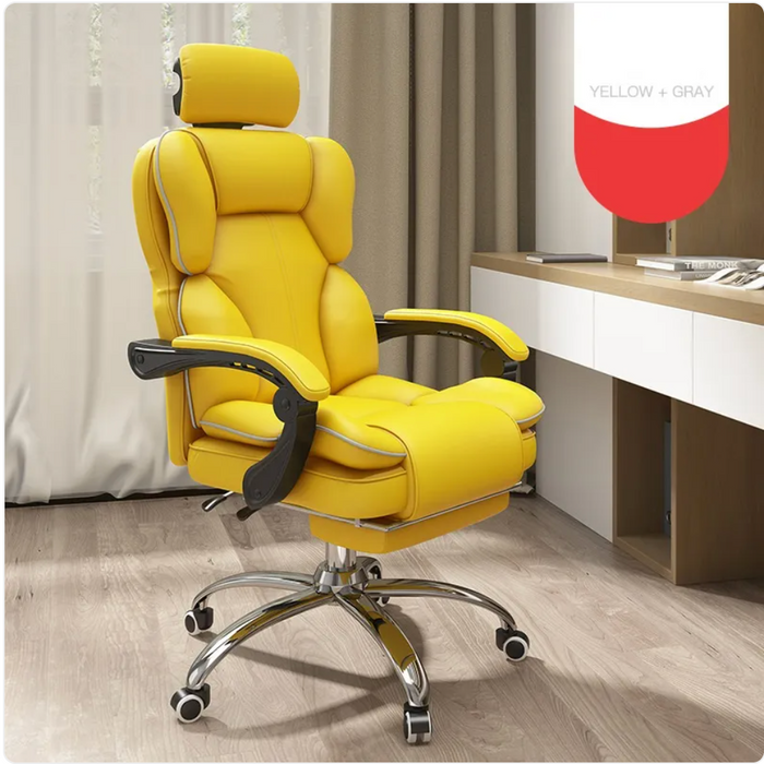 Sedia da gaming ergonomica con schienale confortevole
