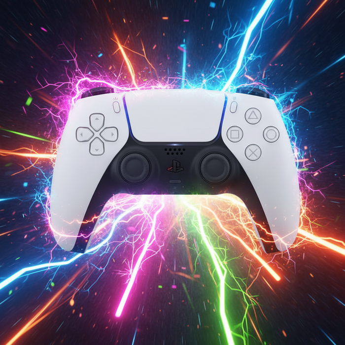 Gamepad PS5 a quattro motori con vibrazione