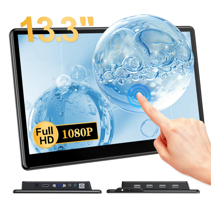 Monitor touchscreen portatile Gallagher da 13,3" (1080P)
