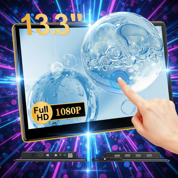 Monitor touchscreen portatile Gallagher da 13,3" (1080P)