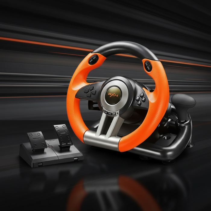 Volante da Corsa (Compatibile con Console)