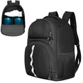 2 Ball Bowling BackpackBowling Ball Bag with Shoe Compartment & Portective Foam Padded Fits Bowling Shoes Up to US Mens Size 16 and Accessories
