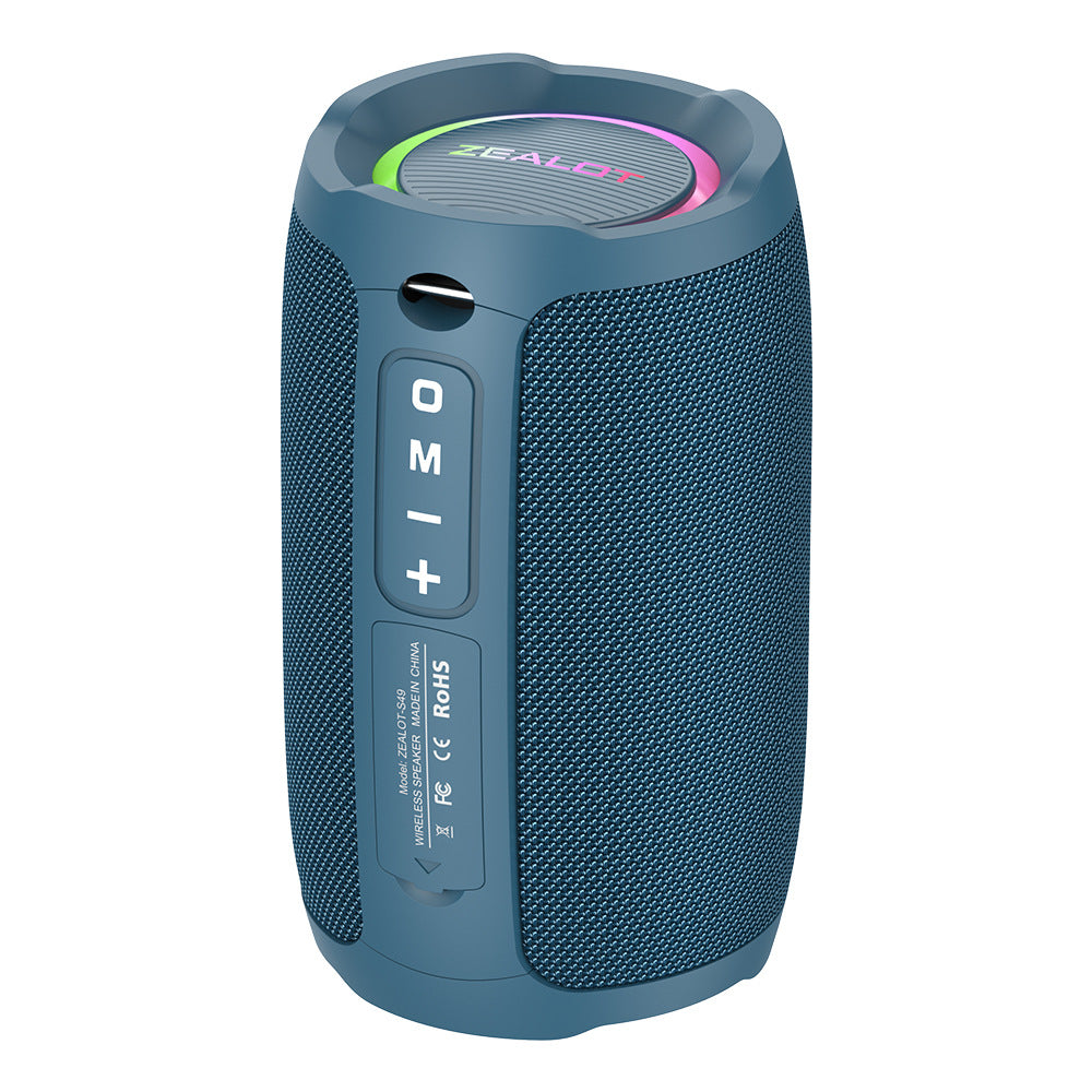 S49 Wireless Bluetooth Speaker with Bass and LED Light