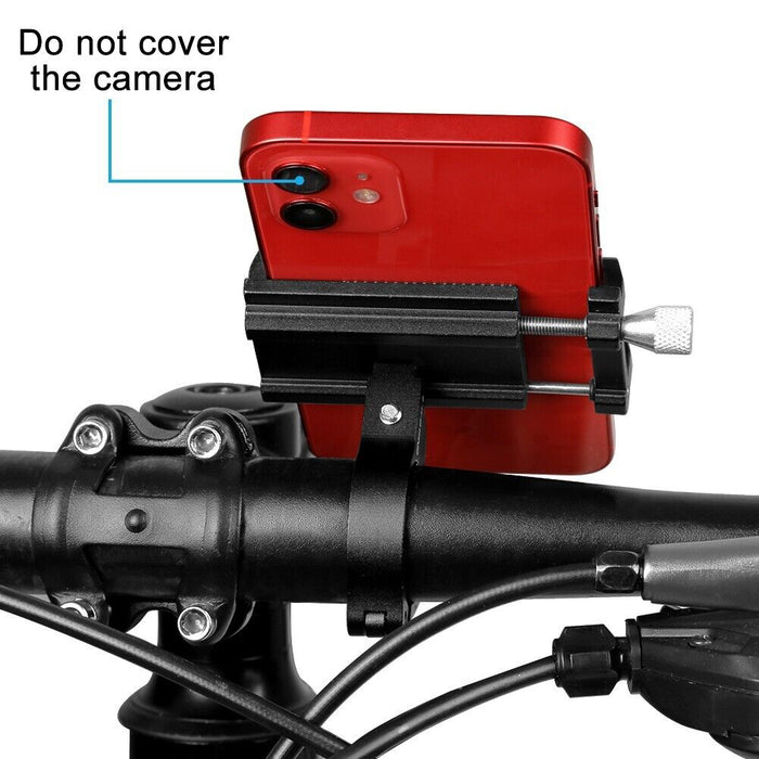 Supporto da Manubrio in Alluminio per Moto Bici Bicicletta Cellulare GPS