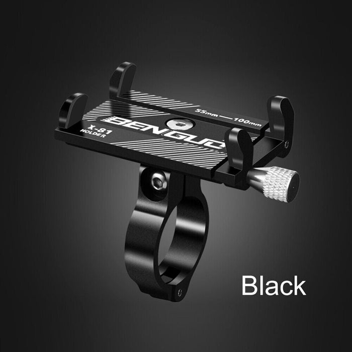Supporto da Manubrio in Alluminio per Moto Bici Bicicletta Cellulare GPS