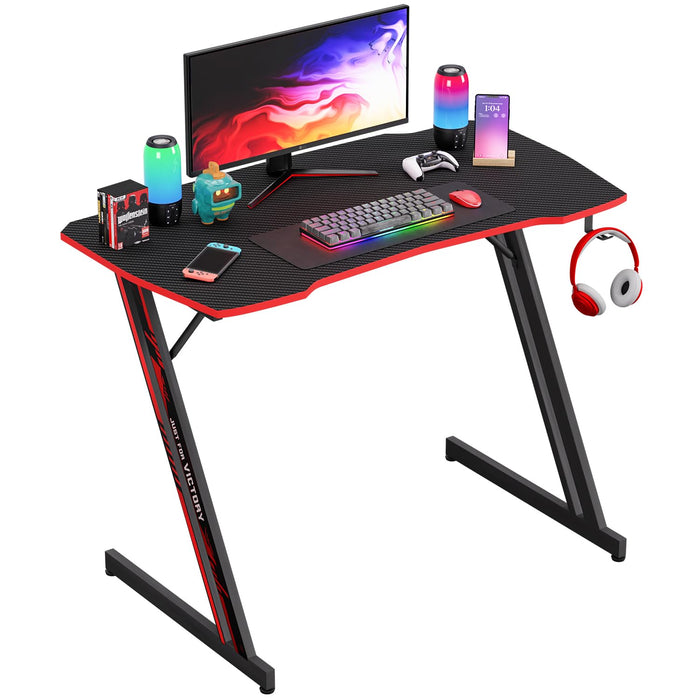 PayLessHere 39-inch Z-Shaped Gaming Desk