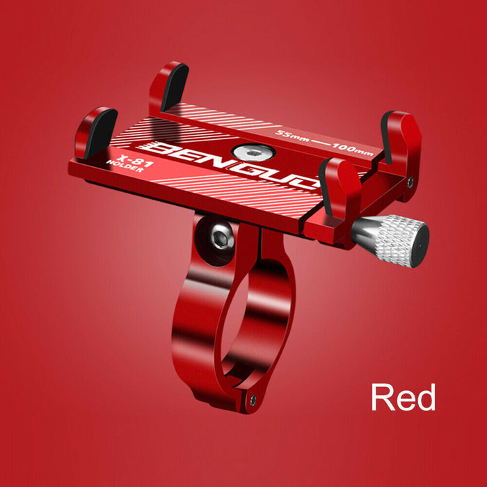 Supporto da Manubrio in Alluminio per Moto Bici Bicicletta Cellulare GPS