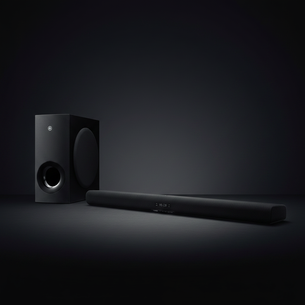 YAMAHA SR-B40A Dolby Atmos Soundbar with Wireless Subwoofer (Black).