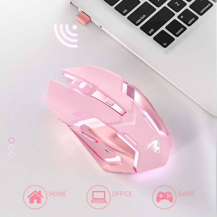Mouse da gaming silenzioso wireless Bluetooth dual-mode