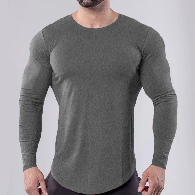 Muscle Brothers Long Sleeve Athletic T-Shirt for Men