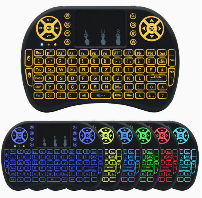Smart TV Box con Mini Tastiera Wireless