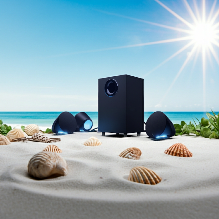Sistema di altoparlanti Bluetooth 2.1 Cyber Acoustics CA-SP34BT con luci LED