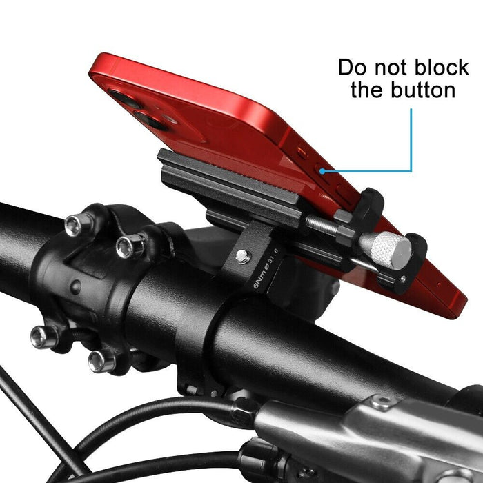 Supporto da Manubrio in Alluminio per Moto Bici Bicicletta Cellulare GPS