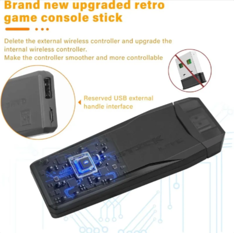 M8 Console di Gioco Portatile con Controller Wireless (64GB)