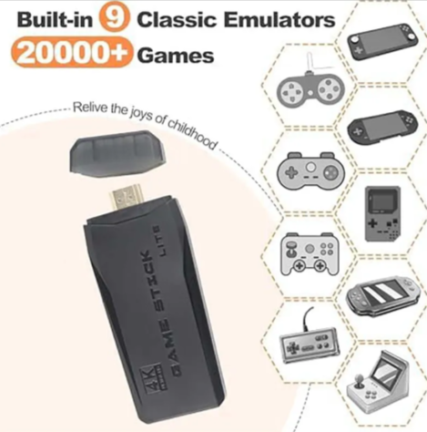 M8 Console di Gioco Portatile con Controller Wireless (64GB)