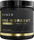 Kaged Pre Workout Powder Pre-Workout Elite Stim-Free for Men & Women | Power Stamina Focus Pumps | L-Citrulline Beta Alanine Creatine | Caffeine-Free | Cherry Limeade | 20 Servings