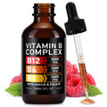 Vitamin B12 Drops Vitamin B Complex Liquid Drops B12 Sublingual 5000 mcg Vitamin B12 Drops with Vitamin B6 B12 & Vitamin B1 Supports Brain Energy Cardiovascular & Heart Health - 60 ml / 2 fl.oz