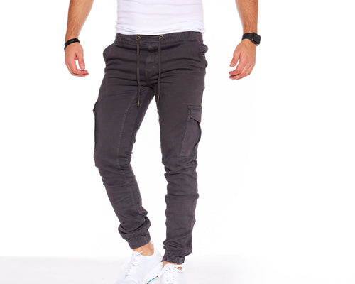 8001 - STYLEKO Cargohose Elastischer Hosenband