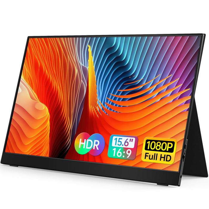 VILVA 15.6-Inch Portable FHD Monitor – 1080P