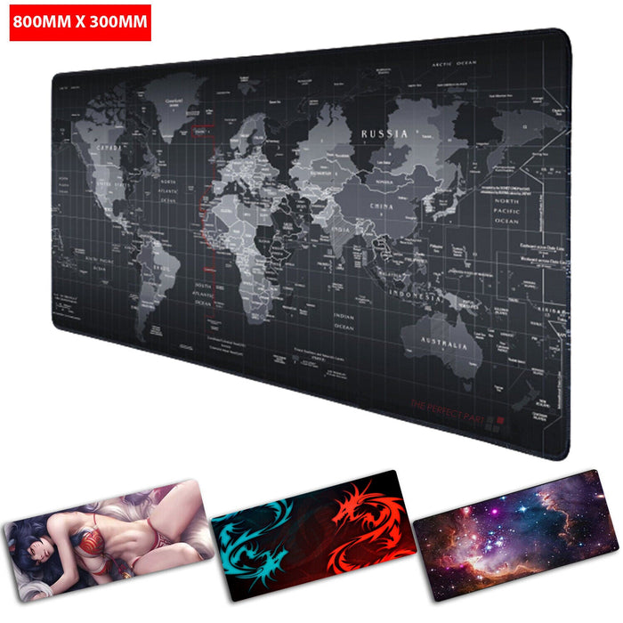 Tappetino per mouse e scrivania da gioco esteso (800mm x 300mm)