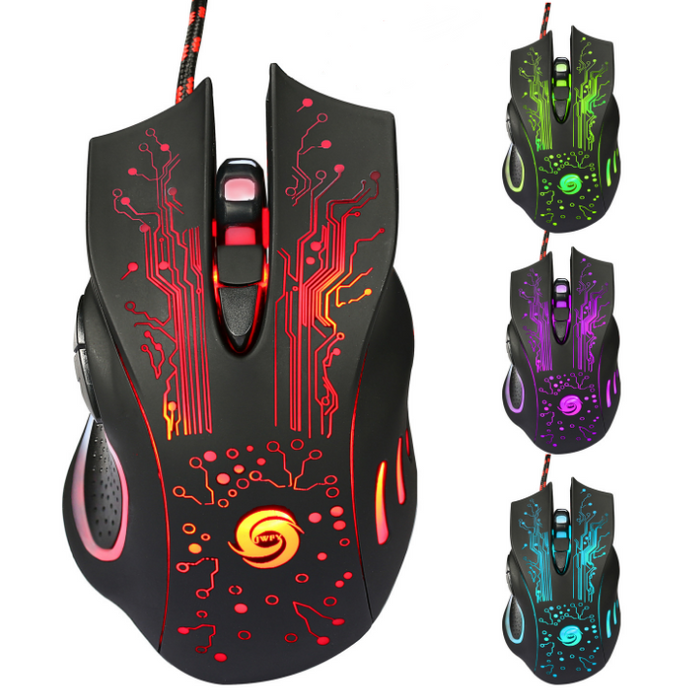 USB Gaming Mouse with RGB LED for LOL