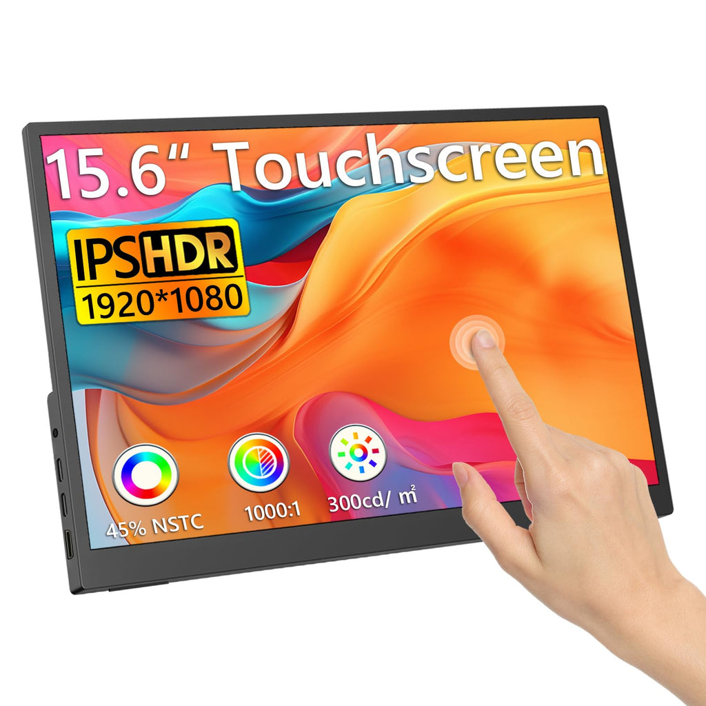 Viyivwine 15.6" Portable Touchscreen Monitor (1080P, HDR)
