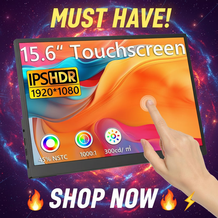 Viyivwine 15.6" Portable Touchscreen Monitor (1080P, HDR)