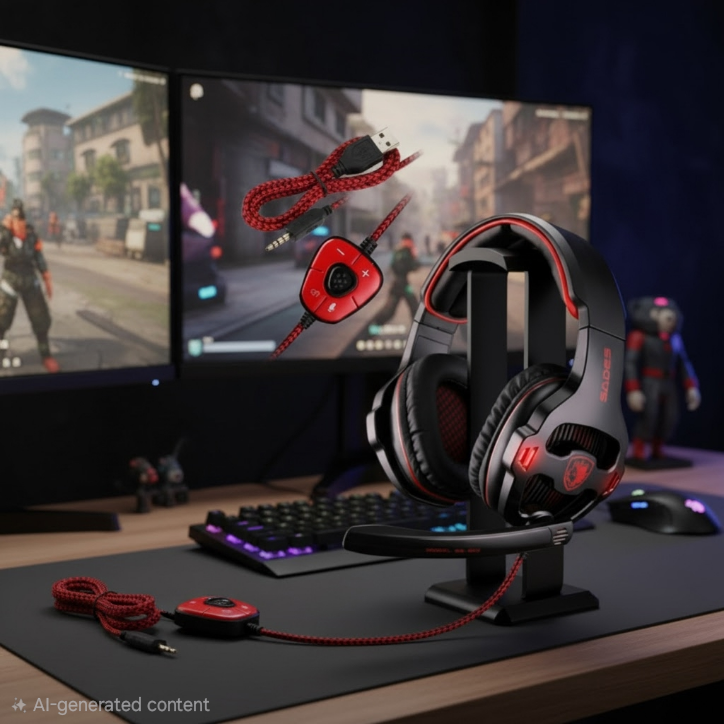 Cuffie gaming over-ear
