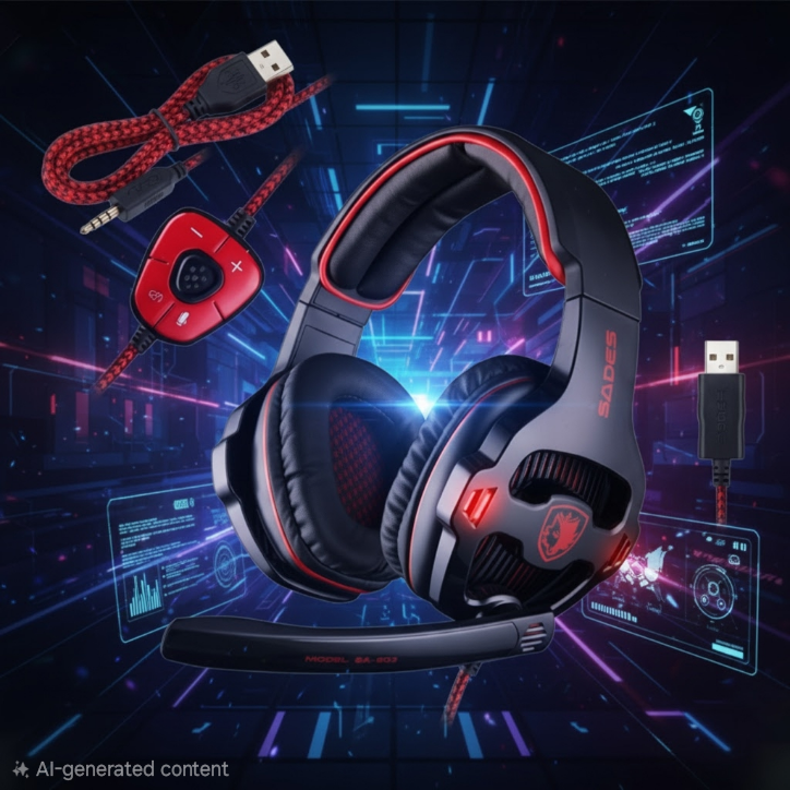 Cuffie gaming over-ear